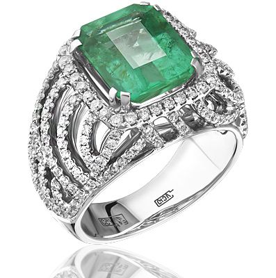 Кольцо с Изумрудом 2490778