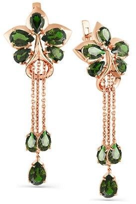 Серьги с турмалином 2134724