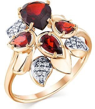 Кольцо с Гранатом 2138224