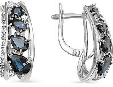 Серьги с сапфиром 2166631