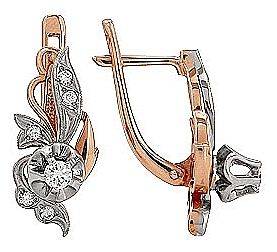 Серьги с бриллиантами 4581