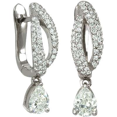 Серьги с изумрудами 706