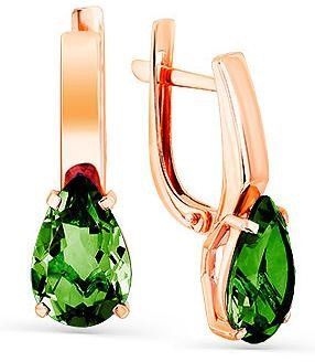 Серьги с турмалином 2137199