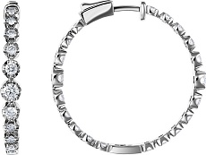 Серьги с бриллиантами B-53007-A