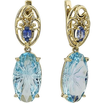 Серьги с сапфиром 2185082