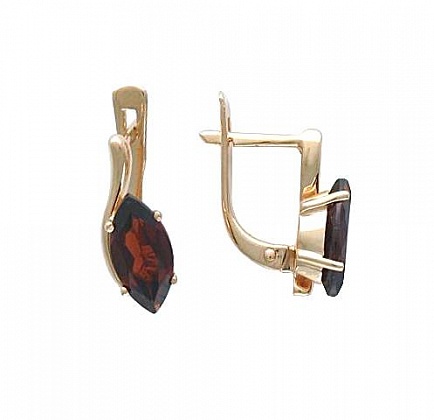 Серьги с Гранатами 01С313660-1