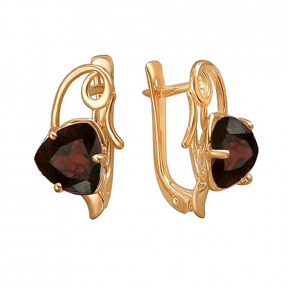 Серьги с Гранатами 01С314766-4