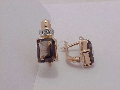 Серьги с Гранатами 01С311051