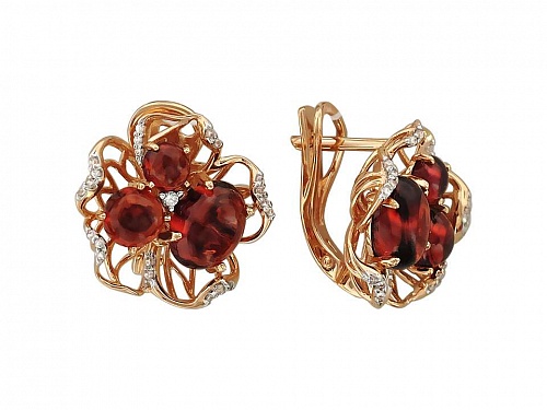 Серьги с Гранатами Р3С312910