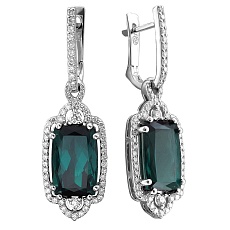 Серьги с бриллиантами J-1С6212335--B