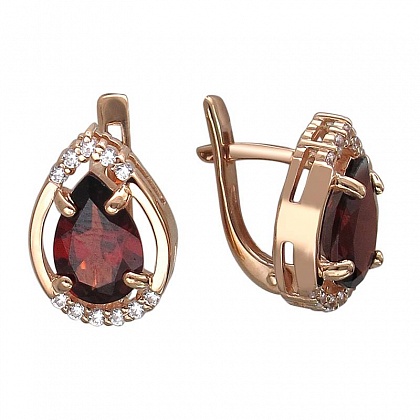 Серьги с Гранатами С16С313524