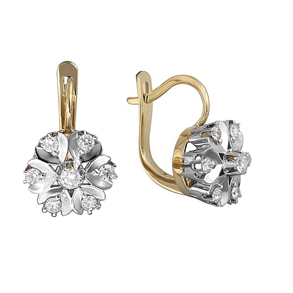 Серьги с бриллиантами 01С6810421