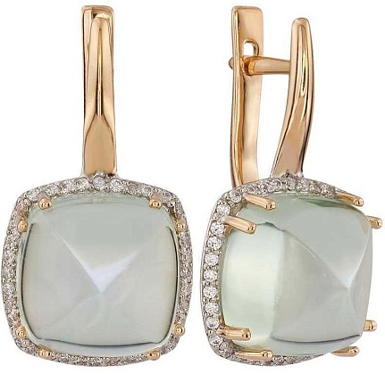 Серьги с аметистами 2182392