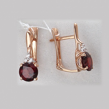 Серьги с Гранатами С16С3133256Г