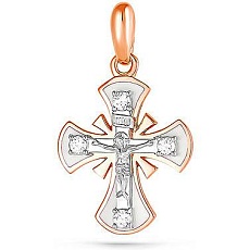 Подвеска с бриллиантами B-04368-F