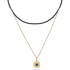 Колье с Сапфиром B-46419-H