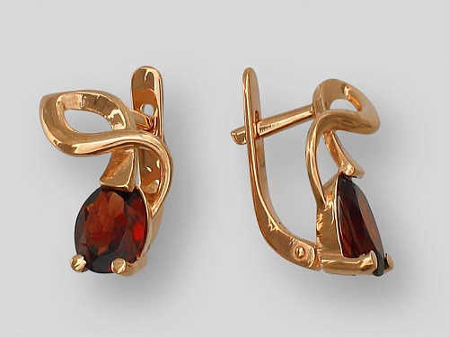 Серьги с топазами 35С312031