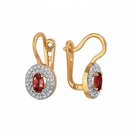 Серьги с Гранатами 01С3110950-3