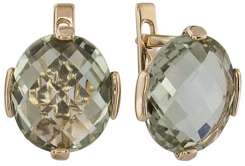Серьги с аметистами 2182425