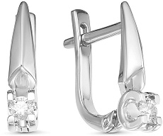 Серьги с бриллиантами B-31047-E
