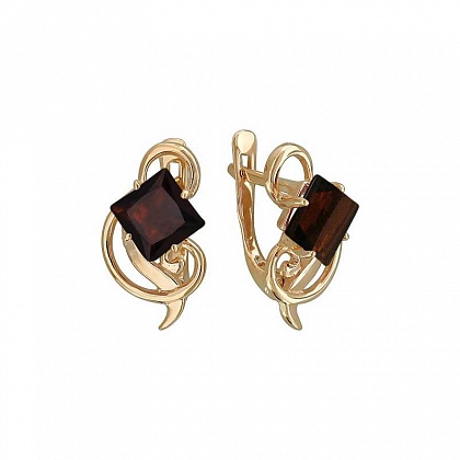 Серьги с Гранатами 01С313541-1