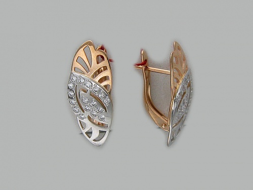 Серьги с Фианитом Р3С166210
