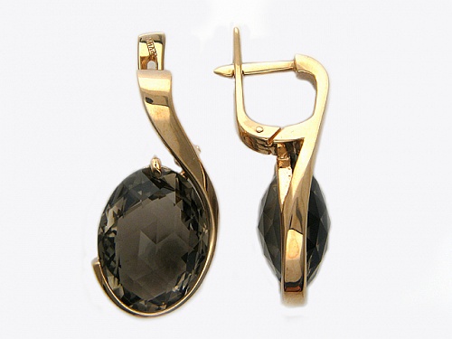 Серьги с топазами 35С310970