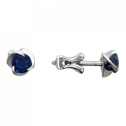 Серьги с рубинами 01С575569