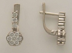 Серьги с бриллиантами J-1С673018-26