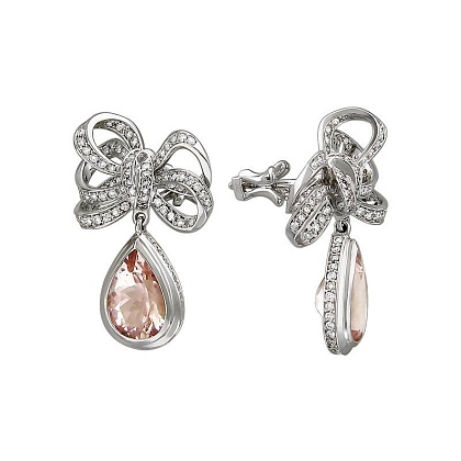 Серьги с хризолитами 01С674636-1