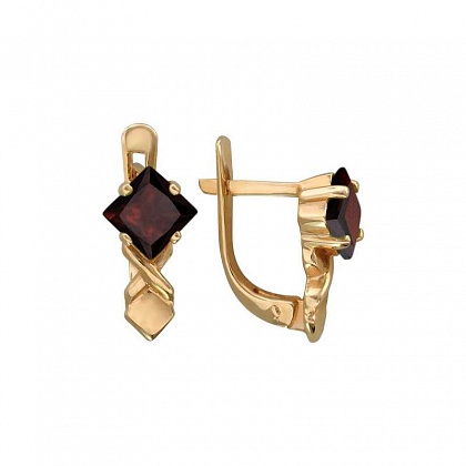 Серьги с Гранатами 01С313547-4