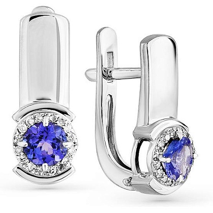 Серьги с Танзанитом 2500944