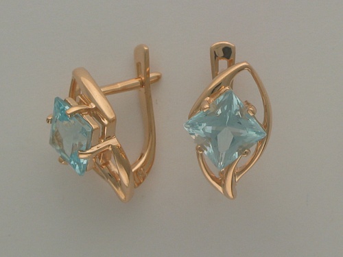 Серьги с Гранатами 01С313484