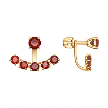 Серьги с Гранатами 724193