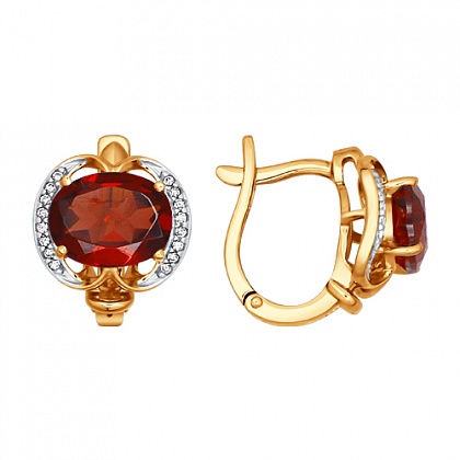 Серьги с Гранатами 723715