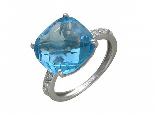 Кольцо с Аметистом 01К325077