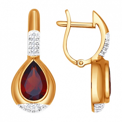 Серьги с Гранатами 723803