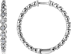 Серьги с бриллиантами B-53016-D
