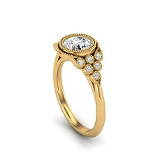 Кольцо с Бриллиантом 19-M1014-14K--25