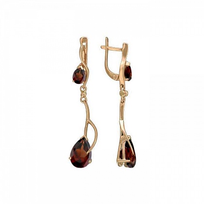 Серьги с Гранатами 01С313430-1