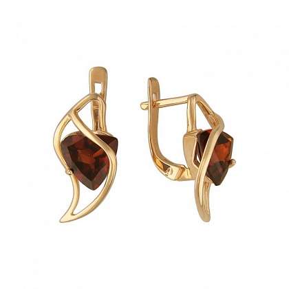 Серьги с Гранатами 01С313450-3