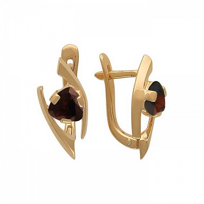 Серьги с Гранатами 01С313135-1