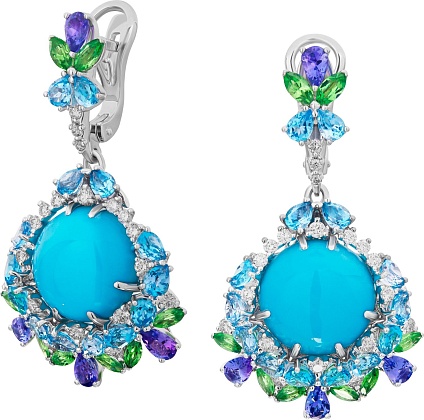 Серьги с Бирюзой 2490395
