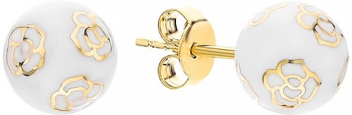 Серьги с эмалью 2250864