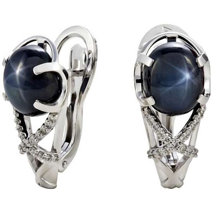 Серьги с аметистами 22454_585_7,89г