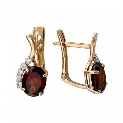 Серьги с Гранатами С16С3133262Г