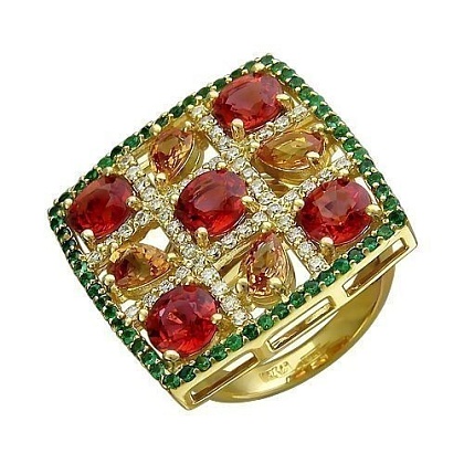 Кольцо с Сапфиром 01К643069