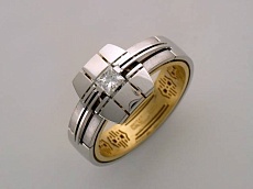 Печатка Е01Т683963LТ c Бриллиантом