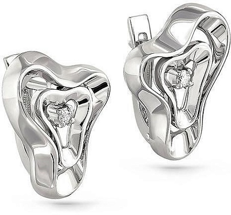 Серьги с бриллиантами 2043419