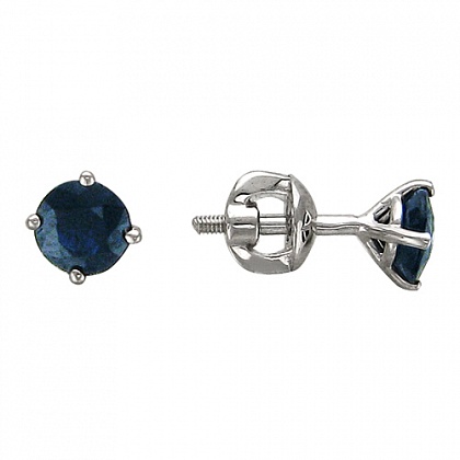 Серьги с рубинами 01С524138
